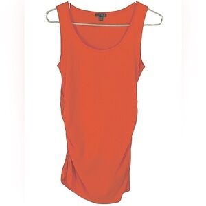 Lilla P Ruched Scoop Neck Top